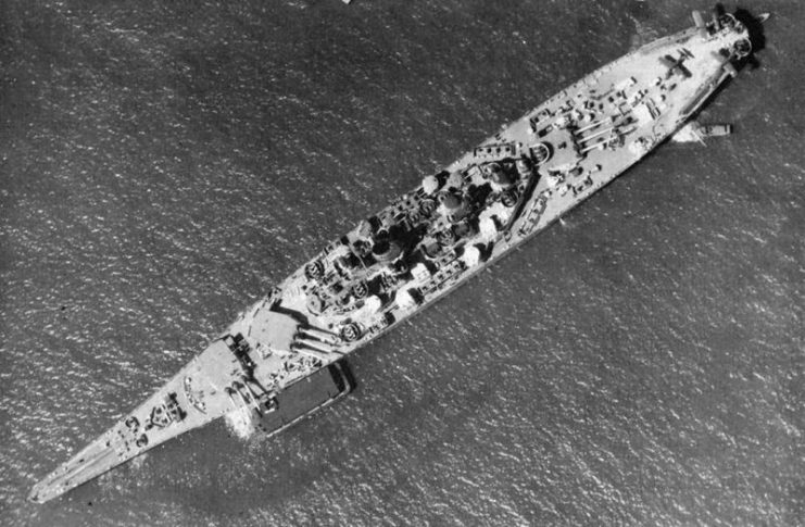 Battleship USS Iowa (BB-61) in April 1943
