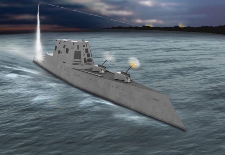 Zumwalt-class (DDG-1000) artist’s conception