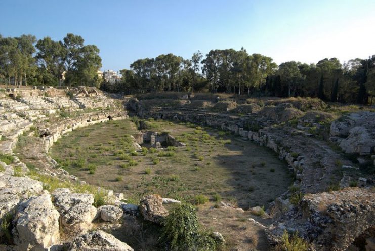 The Roman amphitheater, Syracuse. Photo: Berthold Werner / CC BY-SA 3.0