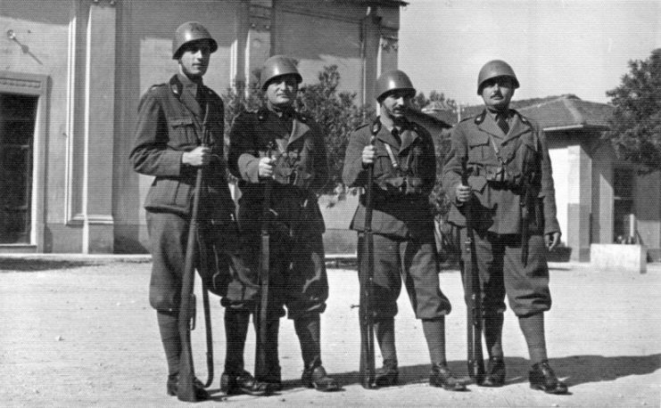 Italian Soldiers during WWII.