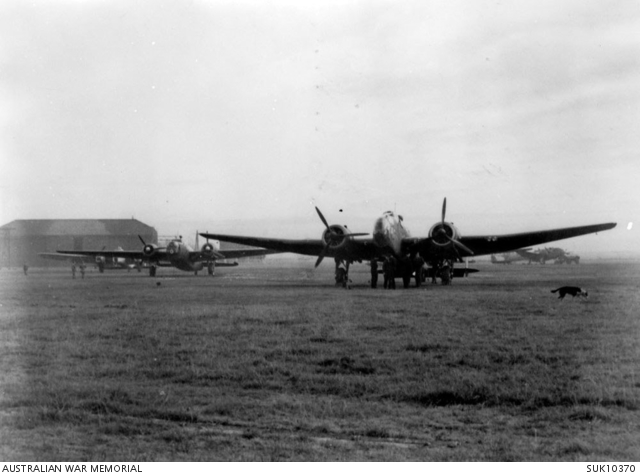 A RAAF Hampden of No. 455 Squadron at RAF Wigsley, Nottinghamshire, circa 1942