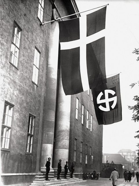 Headquarters of the Schalburg Corps, a Danish SS unit, after 1943.