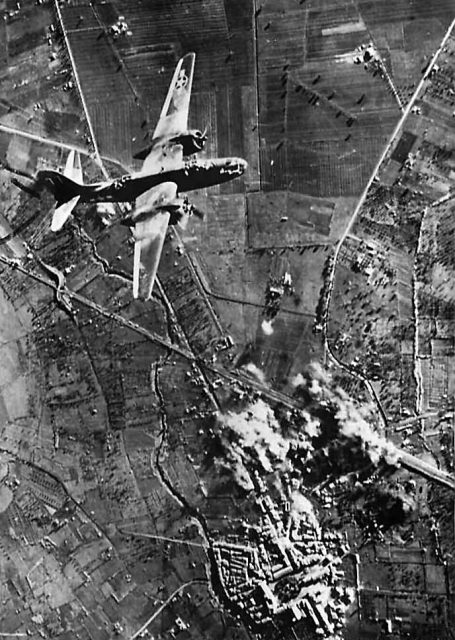 A-20 bombs German positions at Cisterna 1944
