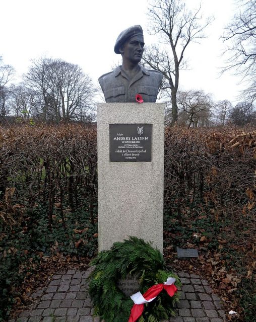 Anders Lassen Monument in Copenhagen Photo by Andrijko Z. -CC BY-SA 4.0