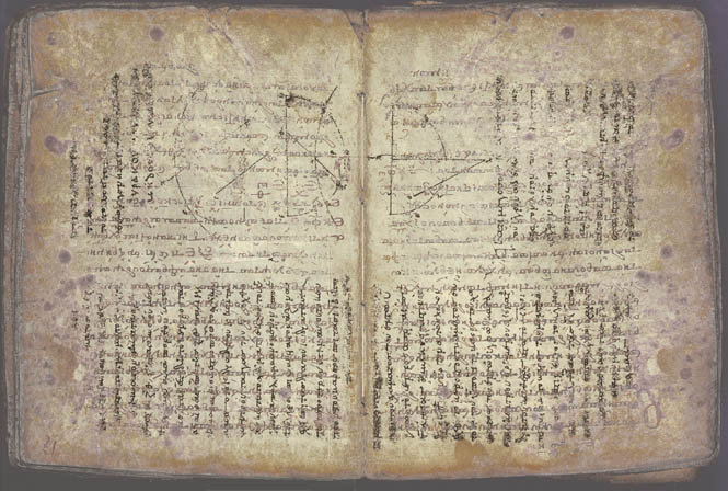 A medieval copy of Archimedes’ work called a palimpsest found in 1906.