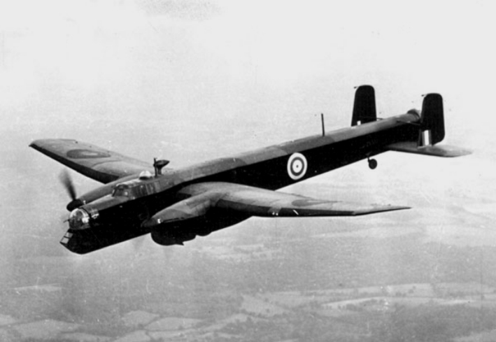 Armstrong Whitworth Whitley, a British night bomber, c. 1940.