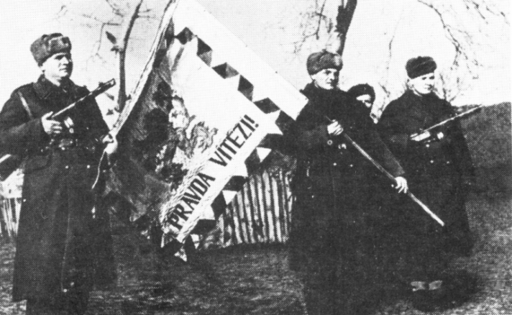 Czechoslovak military units in the Soviet Union.