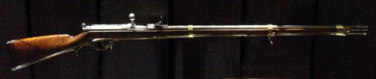 Dreyse needle gun, model 1862. Photo by PHGCOM – CC BY-SA 3.0