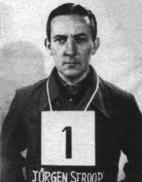Jürgen Stroop in U.S. military custody, 1945