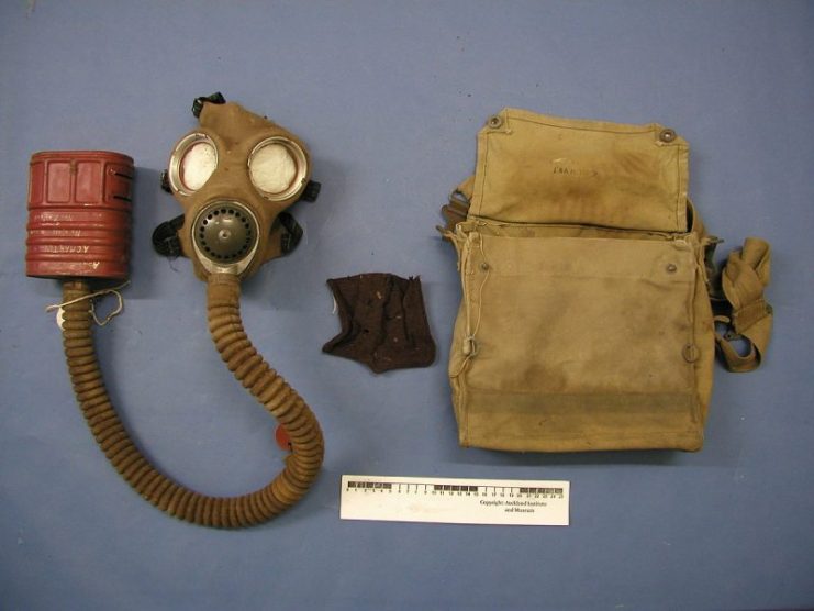 Gas Mask kit photo byAuckland War Memorial Museum CC BY SA 4.0
