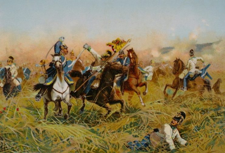 The Battle of Náchod.