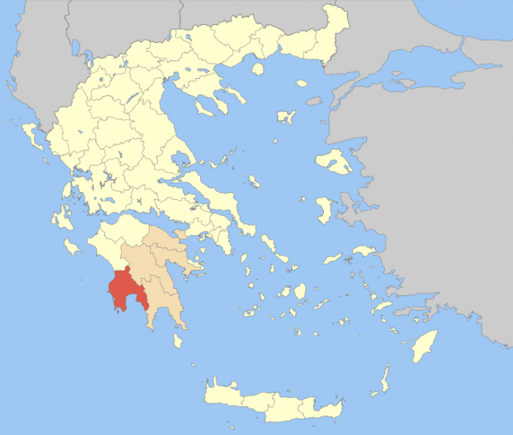 Messinia within Ancient Greece