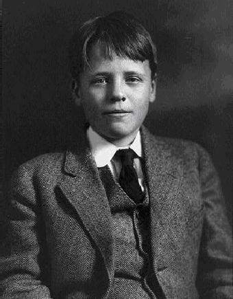 Quentin (shown here at age 13) was as gifted intellectually as his father and sailed through Groton and Harvard.