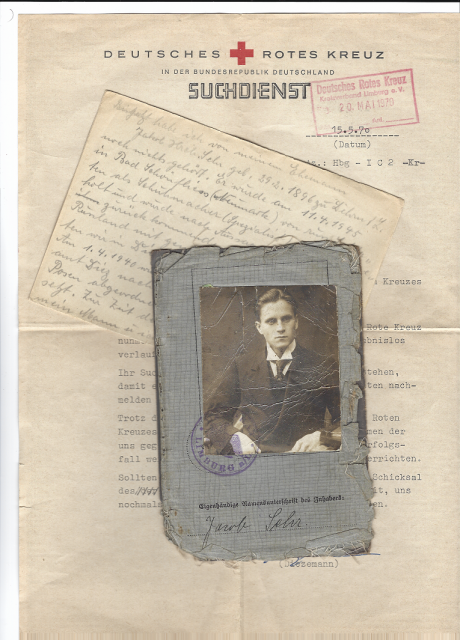 Jakob Sehr, was never found, his drivers licence kept by his wife as a reminder, along with the letter sent by the Red Cross in 1970.