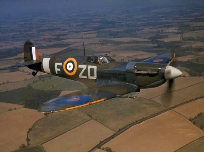 The Spitfire V. Finucane flew these from mid-1941.