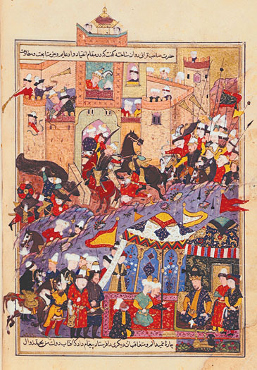Timur commanding the Siege of Balkh
