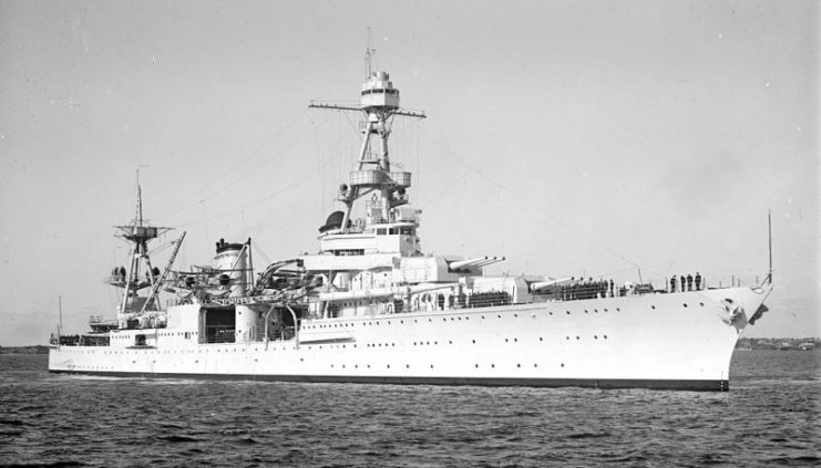 USS Louisville in 1938