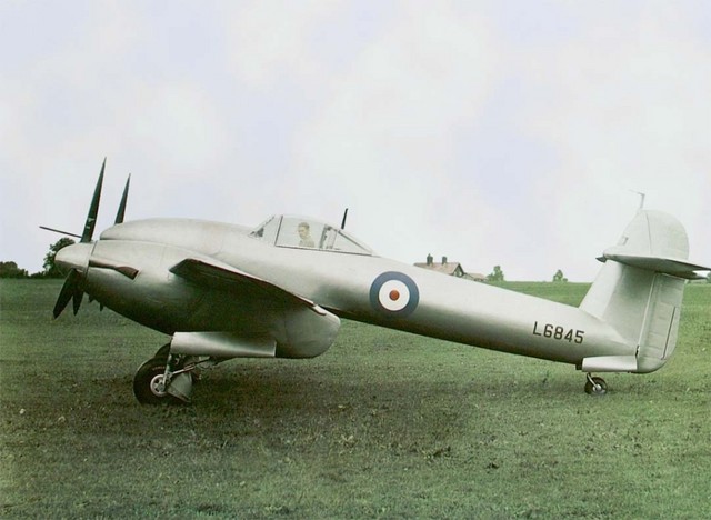 Westland Whirlwind second prototype, L6845, photographed at Martlesham Heath while being tested by the A&AEE, July 1939.