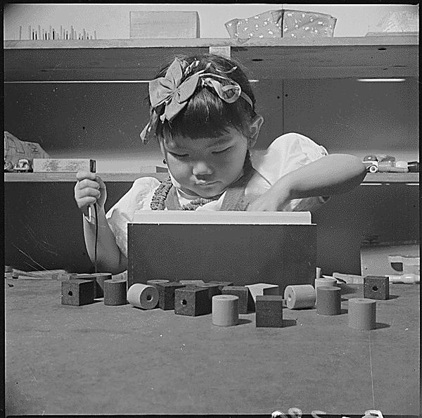 Topaz, Utah Relocation Camp for Japanese-Americans by Francis Stewart, 1943.