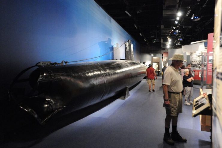 The Japanese “Type A” midget submarine HA- Photo by Ed Uthman CC BY 2.0