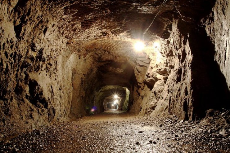 One of unfinished tunnels of Project Riese in the Owl Mountains Photo by Chmee2 CC BY-SA 3.0