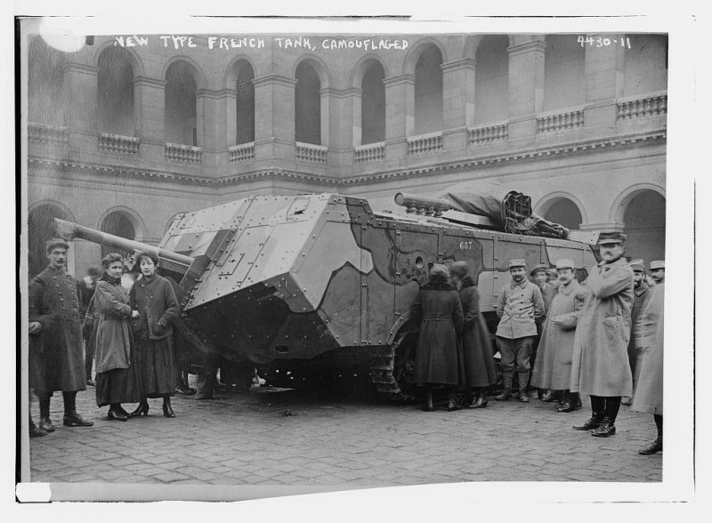 . New type French Tank, camouflaged (LOC) | by The Library of Congress