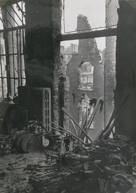 Damage after the bombing of Hamburg in 1943 (Operation Gomorrah)