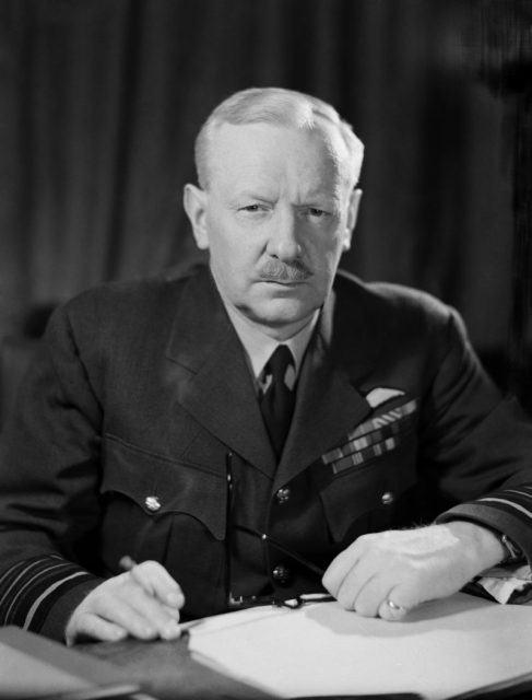 Air Chief Marshal Sir Arthur Harris, Commander in Chief of Royal Air Force Bomber Command