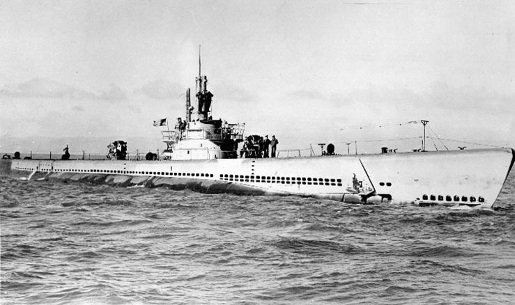 Archerfish undergoing a sea test on 5 June 1945 near San Francisco