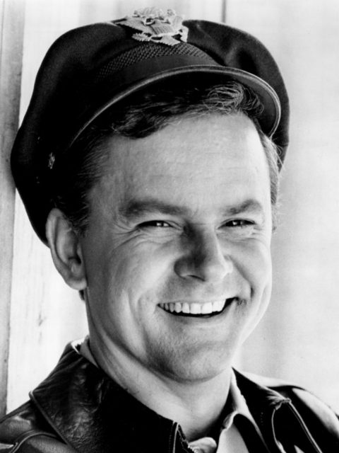 Photo of Bob Crane as Colonel Hogan from the television program Hogan’s Heroes.