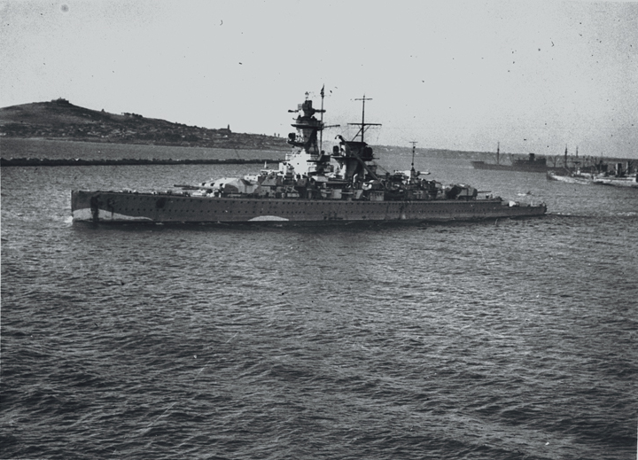Admiral Graf Spee in Montevideo following the battle