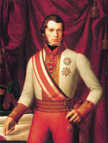 Grand Duke Leopold in the uniform of an Austrian Field Marshal, 1828, by Pietro Benvenuti.