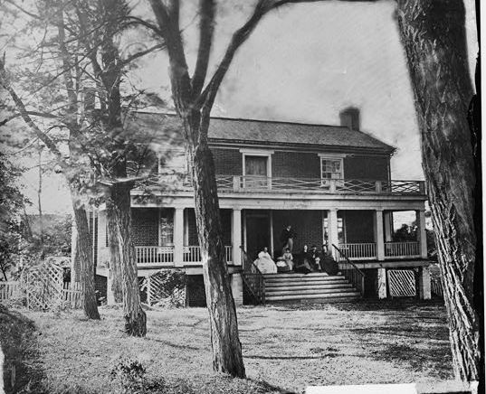 McLean residence in Appomattox Court House, photographed in 1865 by Timothy O’Sullivan