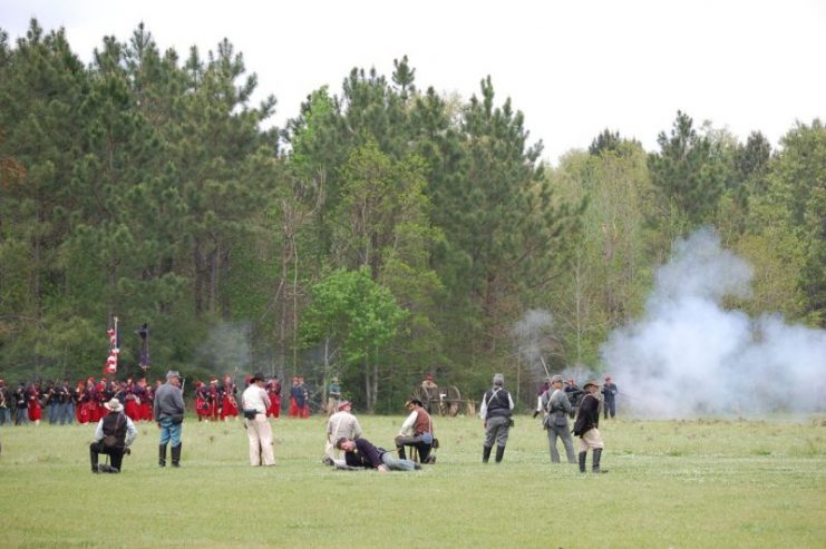 Civil War reenactment at Port Hudson Photo by CC BY 3.0