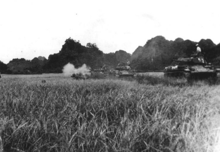 The French deployed a small number of M24 Chaffee light tanks during the battle that proved critical in repelling the enemy attacks.