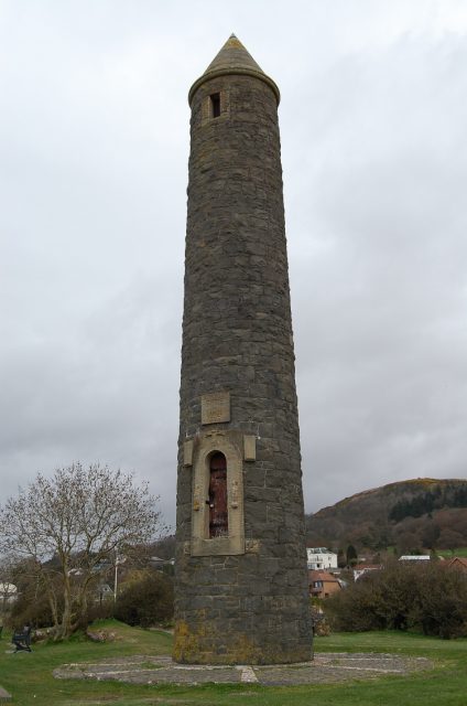 The Largs Pencil monument at Largs. Photo: Pradeep Antony Amalraj CC BY-SA 2.0