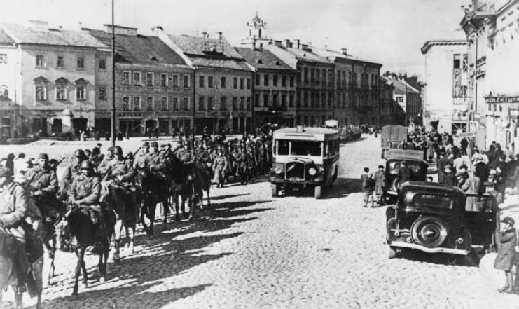 Nazi-soviet Invasion of Poland, 1939.