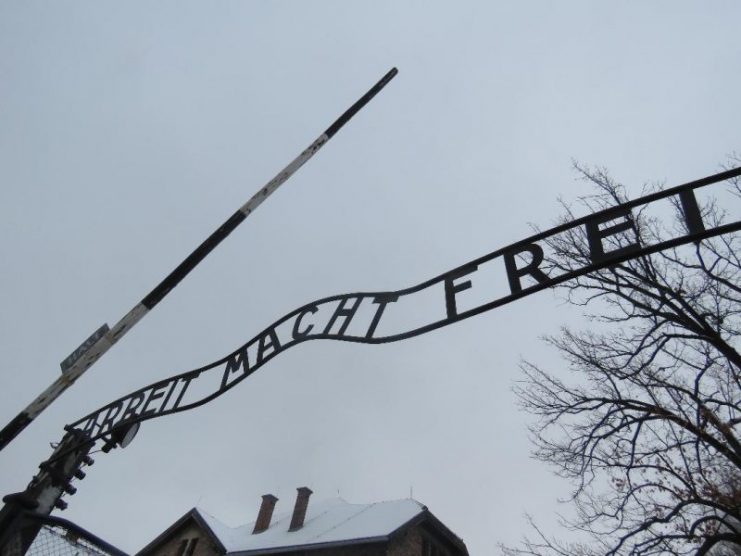 Three little words. Arbeit macht frei.