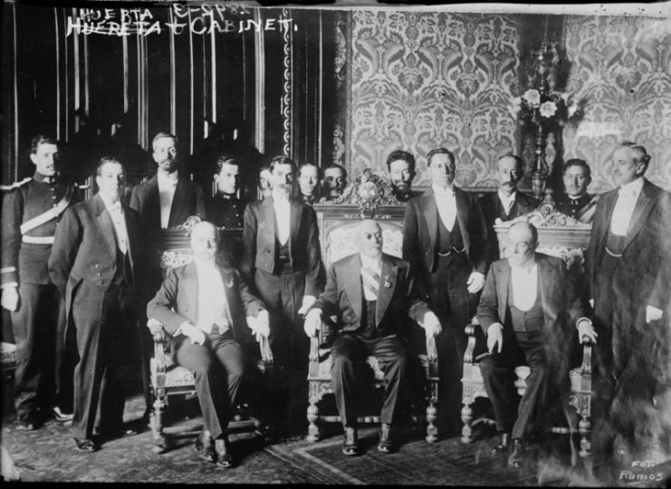 Victoriano Huerta and his cabinet