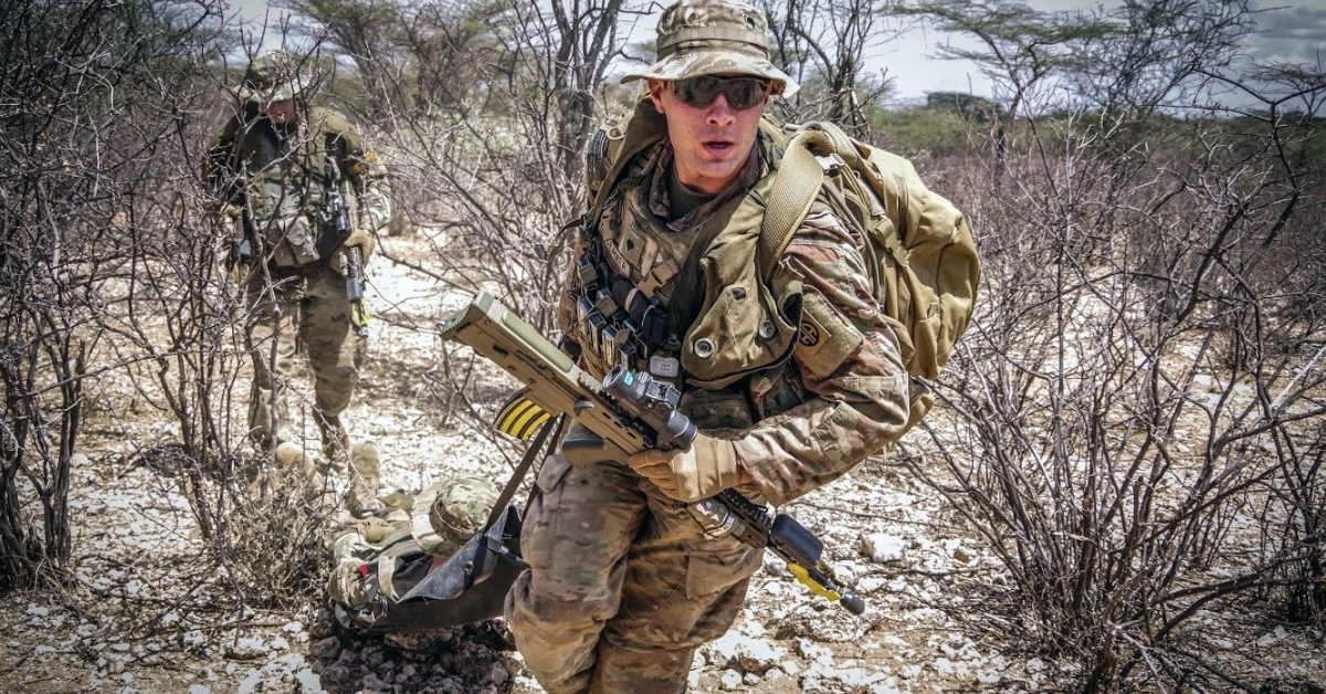U.S. and British Paratroopers conduct Live Fire training in Kenya. Photo: The U.S. Army
