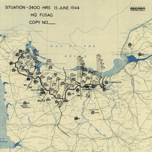 Unit positions of the First Canadian Army across 87 days of combat, mapped from the division to battalion level, and showing infantry, armoured, artillery, and engineer units. – Image from Project ‘44 Alpha.