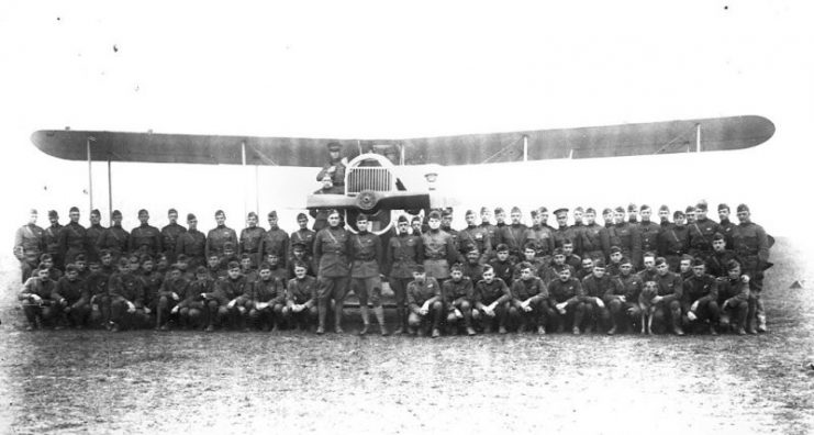 135th Aero Squadron, November 1918, Gengault Aerodrome (Toul), France.