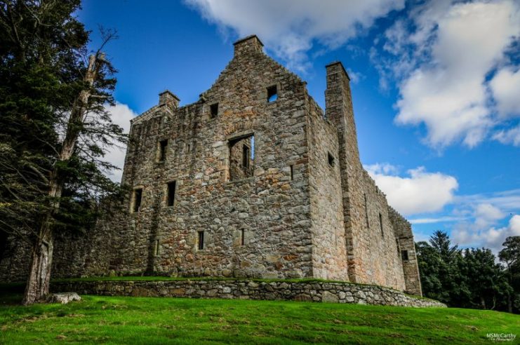 Tolquhon Castle is a remarkable piece of architecture that even in ruins still holds a prominent place in the surrounding landscape of rural Scotland. William Forbes, the 7th laird of Tolquhon, built this magnificent castle in 1589 incorporating a tower that had been built in the early 15th century. A new rectangular mansion, courtyard and other structures were added making it a dwelling that he could be proud of. Boasting fine furnishings, tapestries and a Great Hall for entertaining, Tolquhon was considered one of the most remarkable mansions of its time. As noted in the photos, one exterior wall housed a row of bee hives.Photo: MSMcCarthy Photography CC BY-ND 2.0