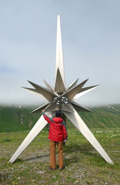 Peace Monument on Attu Island, July 2007.