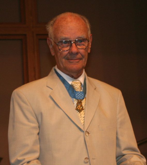 Bob Maxwell, during the Boise Bible College Medal of Honor Scholarship award ceremony.Photo by Onesimus73 CC BY SA 3.0