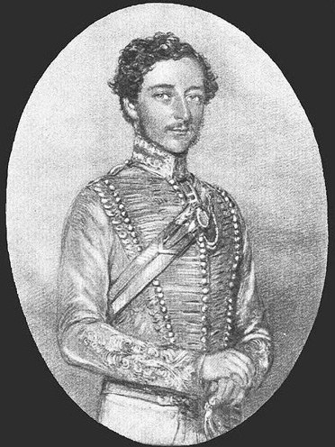 A young Charles John Stanley Gough in the uniform of the 8th Bengal Light Cavalry. He was later awarded the Victoria Cross and became a General.