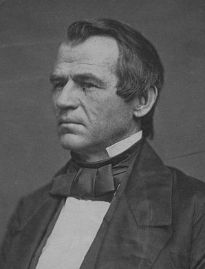 Andrew Johnson in 1860