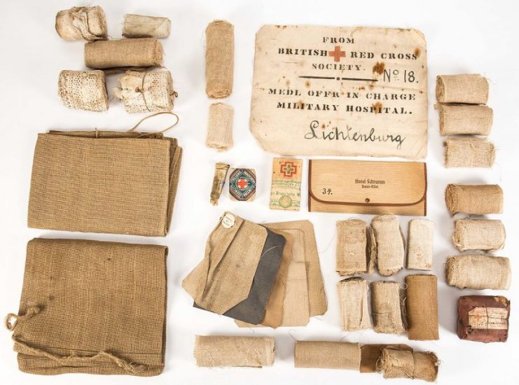 Collection of WW1 Bandages: Auckland War Memorial Museum