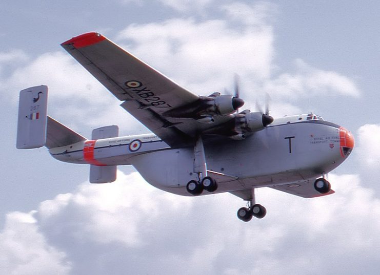 Blackburn Beverley XB287 photographed in 1964.