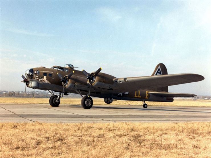 Boeing B-17G Flying Fortress “Shoo Shoo Shoo Baby” (US Air Force photo).